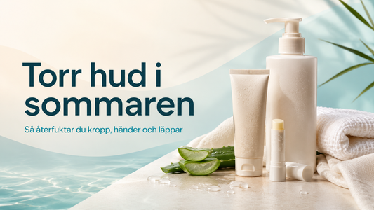 Torr hud i sommaren – så återfuktar du kropp, händer och läppar