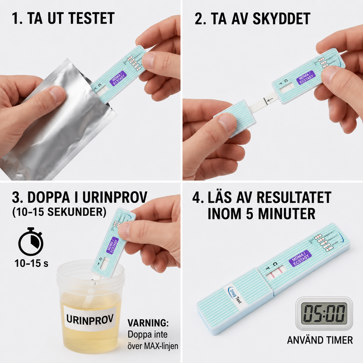 MDMA Drogtest, Ecstasy Test