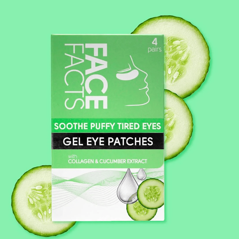 Face Facts Soothe Puffy Tired Eyes Gel Eye Patches – 4 Par - HemSyd