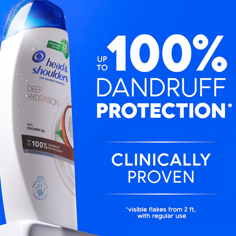 Head & Shoulders Deep Hydration Mjällschampo med kokosolja 250 ml - HemSyd