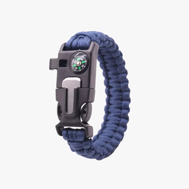 Justerbart överlevnadsarmband med visselpipa och kompass - HemSyd