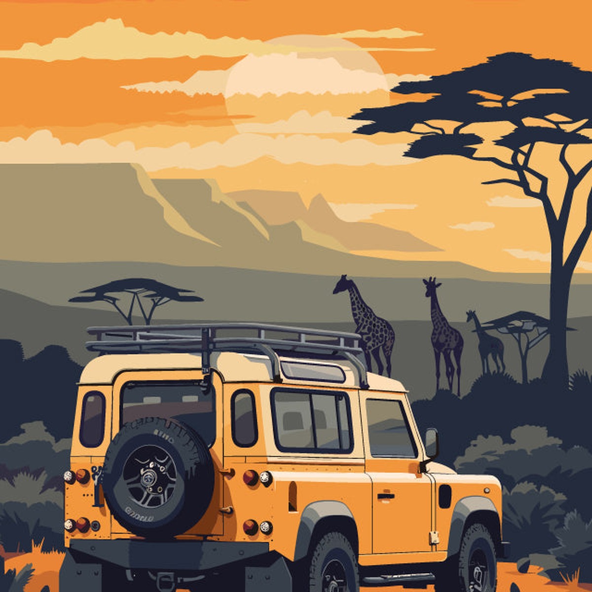 Dreamy Kenya — pusselmotiv