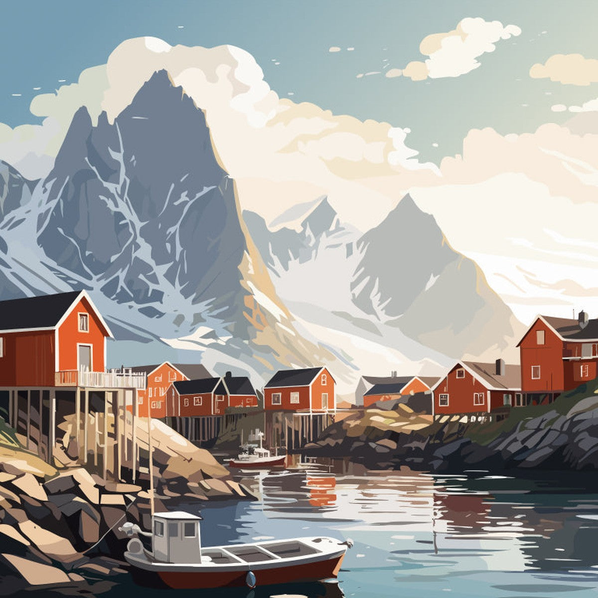 Magnificent Lofoten — pusselmotiv