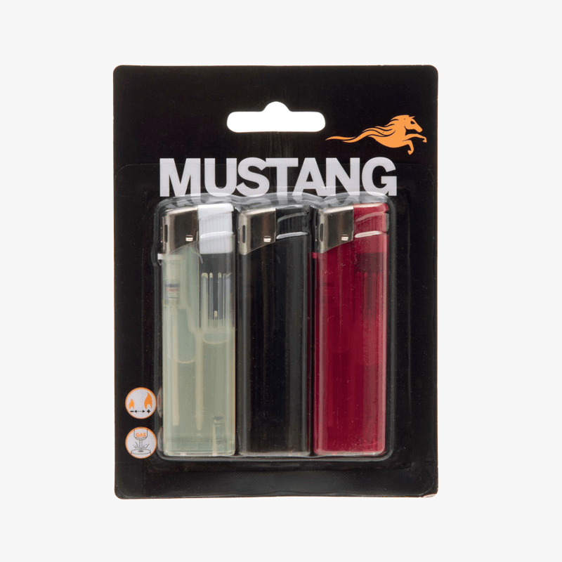 Mustang Tändare, påfyllningsbara 3st - HemSyd