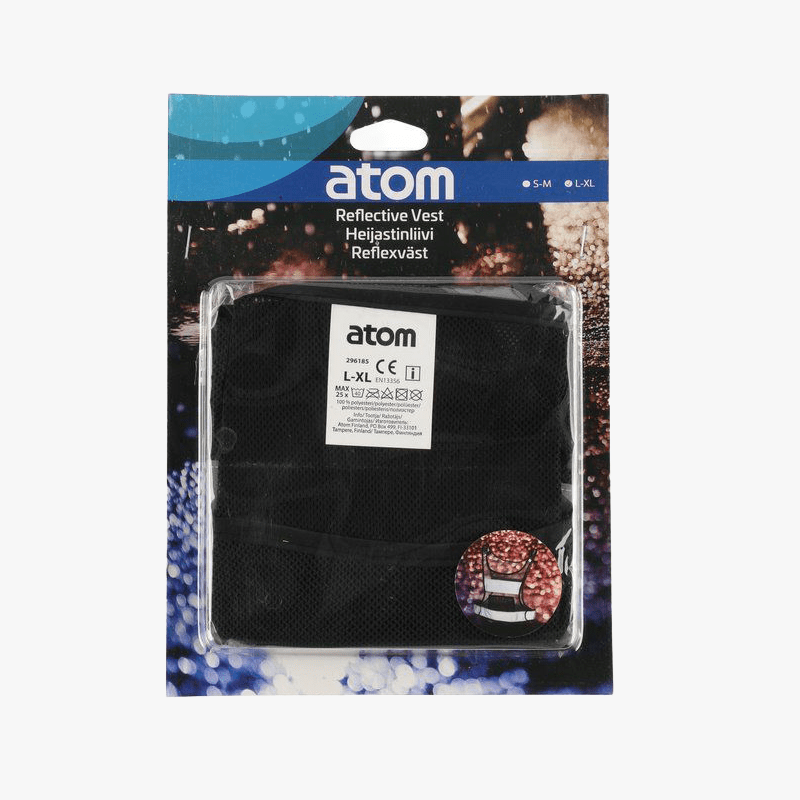 Reflexväst för Sport Svart – Storlek S/M - HemSyd