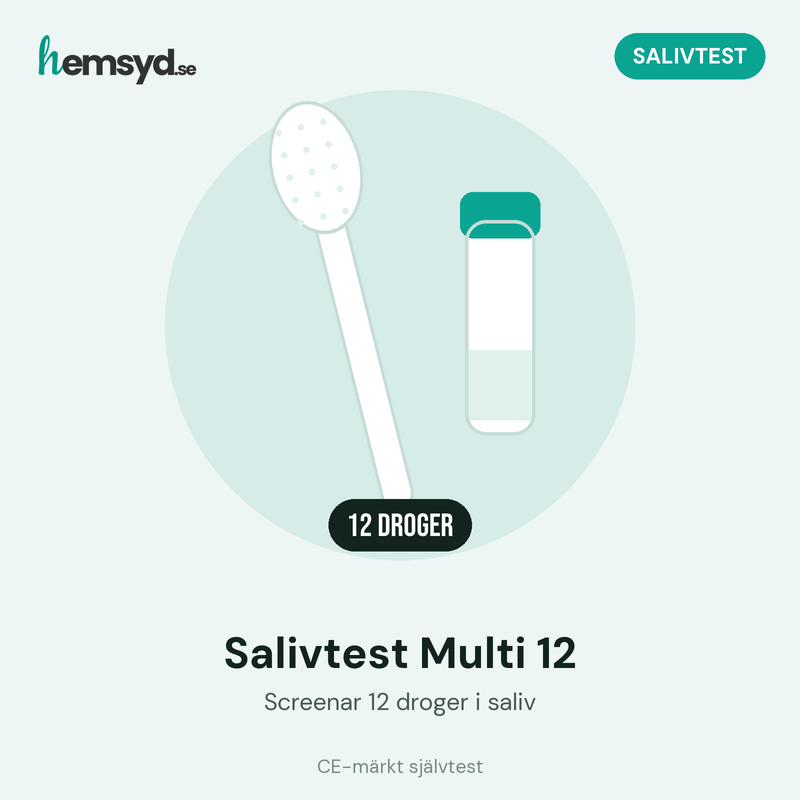 Salivtest Multi 12 Droger