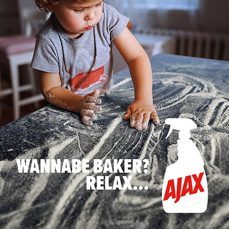 Köksrengöring Ajax Kitchen & Grease Spray 750ml - HemSyd