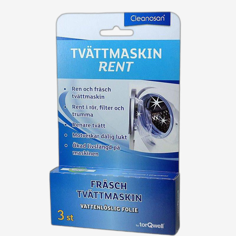 Rengöringstabletter för tvättmaskin 3-pack - HemSyd