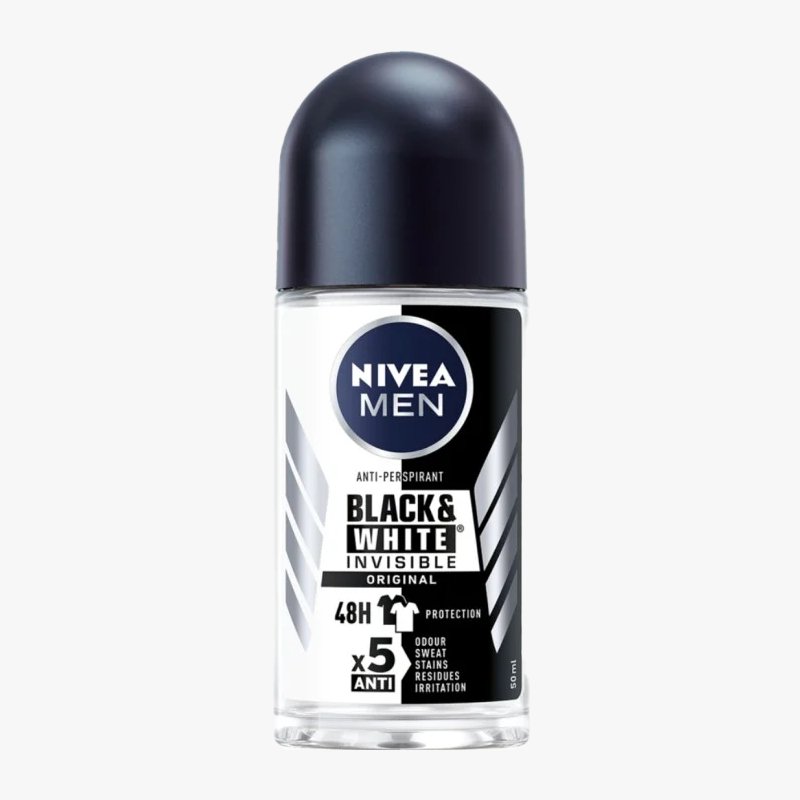 Nivea Men Invisible Black & White Power Deo Roll-On 50 ml - HemSyd