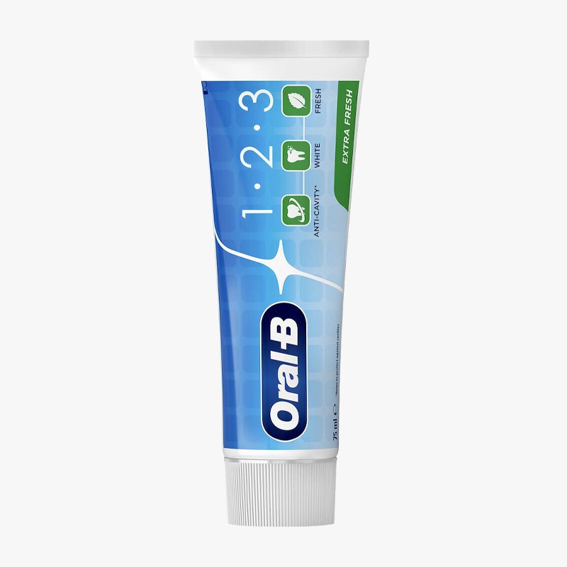 Oral-B 1-2-3 Extra Fresh tandkräm 75 ml - HemSyd