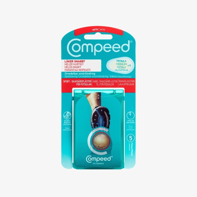 Plåster för behandling av blåsor fotsula 5 st - HemSyd