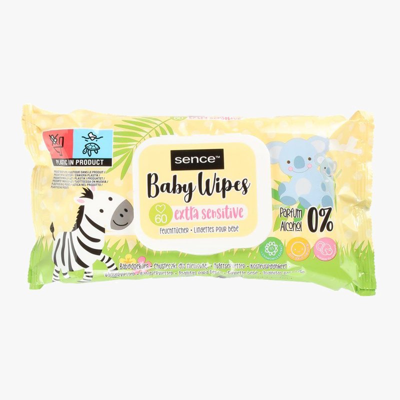 Sence Babyvåtservetter 60st - HemSyd