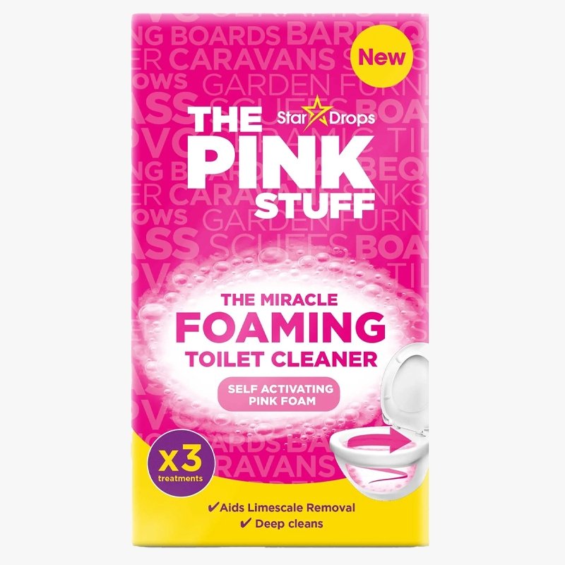 The Pink Stuff Miracle Foaming Toilet Cleaner 3 x 100g - HemSyd