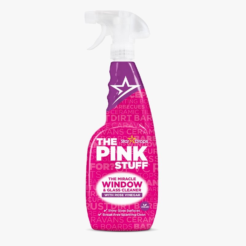 The Pink Stuff The Miracle Window & Glass Cleaner Rose Vinegar 750 ml - HemSyd