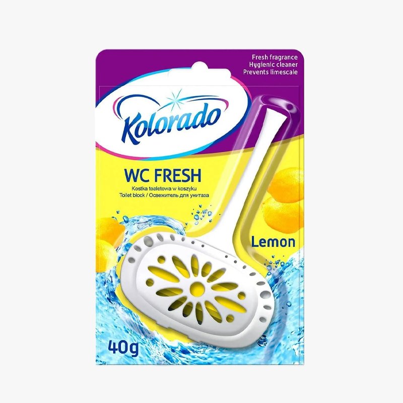 Kolorado fresh toilet block lemon 40 g - HemSyd