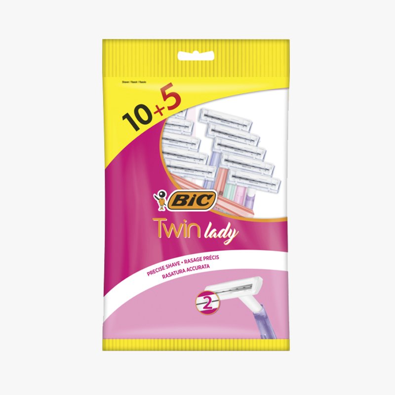 BIC Twin Lady Rakhyvlar 15-pack - HemSyd