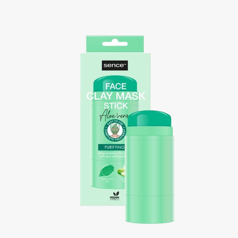 Sence Aloe Vera Ansiktsmask Lerpinne 40g - HemSyd