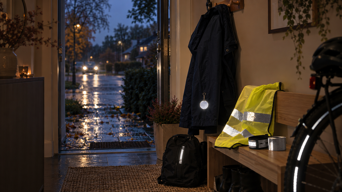 Reflexer räddar liv – så syns du i höstmörkret
