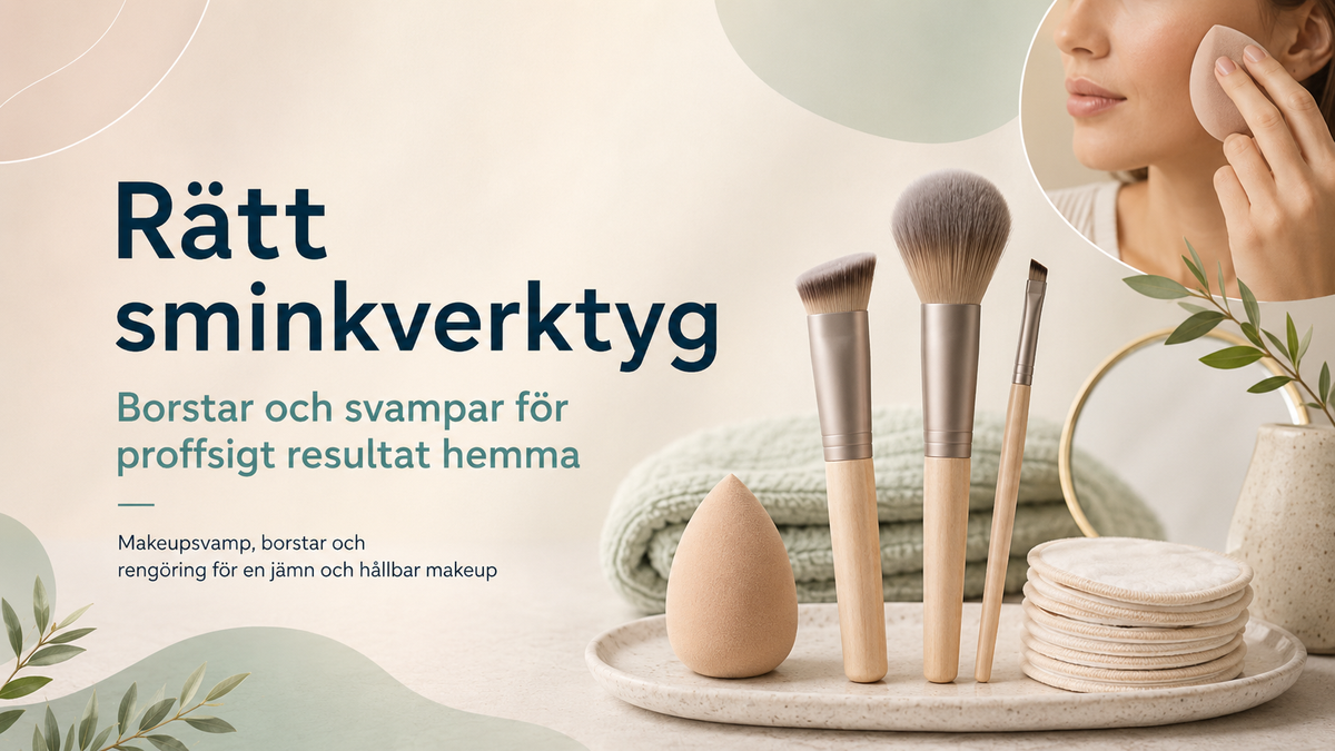Rätt sminkverktyg – borstar och svampar för proffsigt resultat hemma