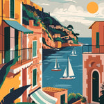 Shining Amalfi — pusselmotiv