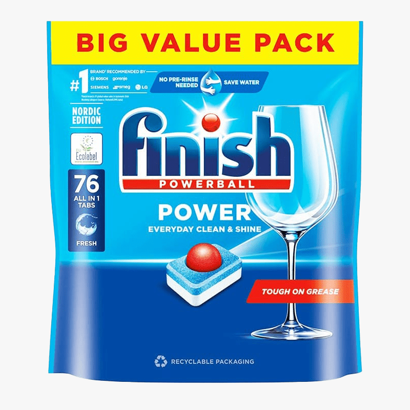 Finish All In One Powerball 76 - pack disktabletter - HemSyd