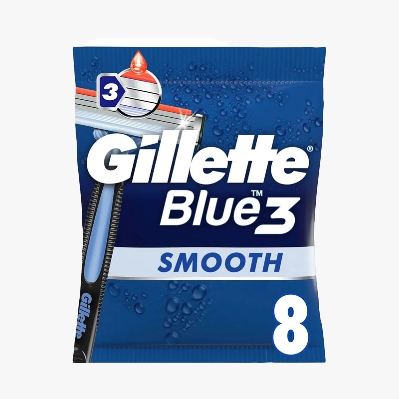 Gillette Blue3 Smooth engångshyvlar 8-pack - HemSyd