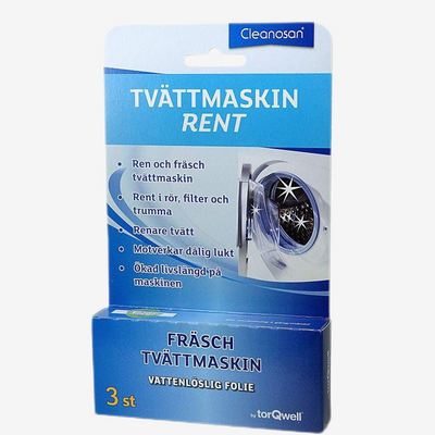 Rengöringstabletter för tvättmaskin 3-pack - HemSyd