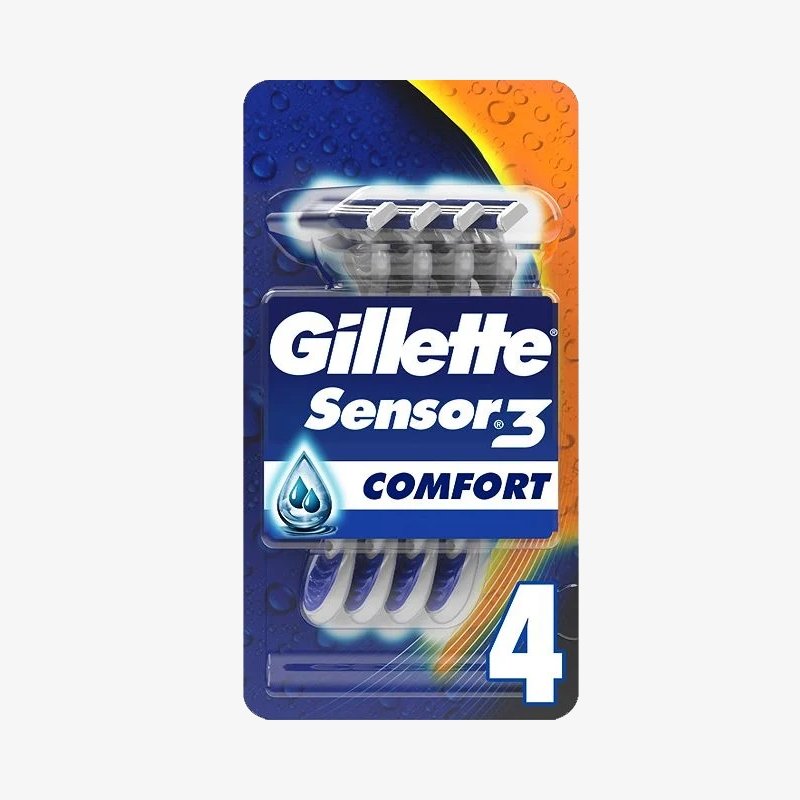 Gillette Engångshyvel Sensor 3 för män 4-pack - HemSyd