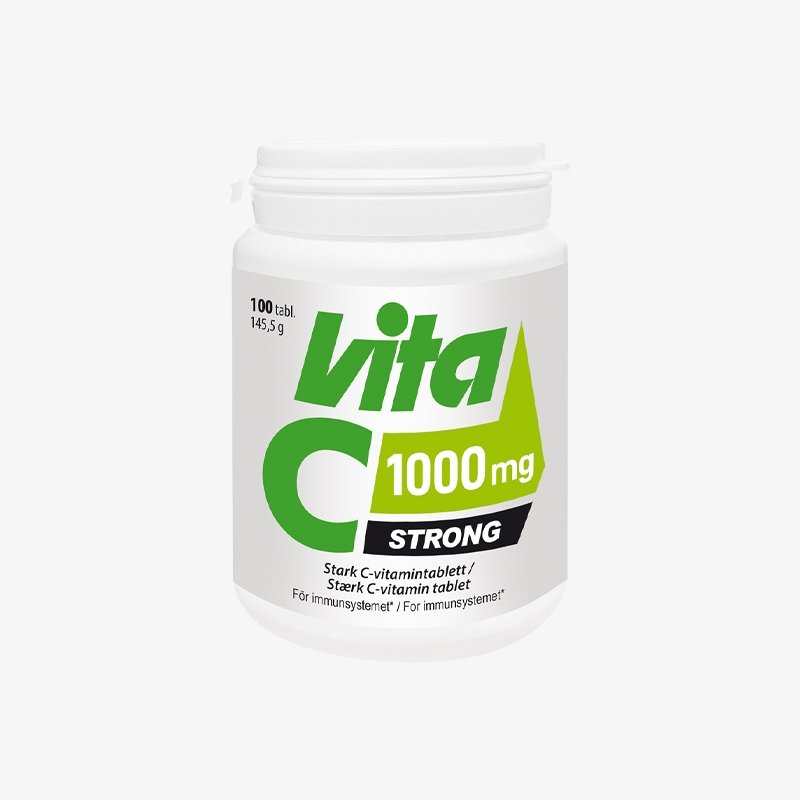 Vita-C Strong 1000 mg 100 tabletter - HemSyd