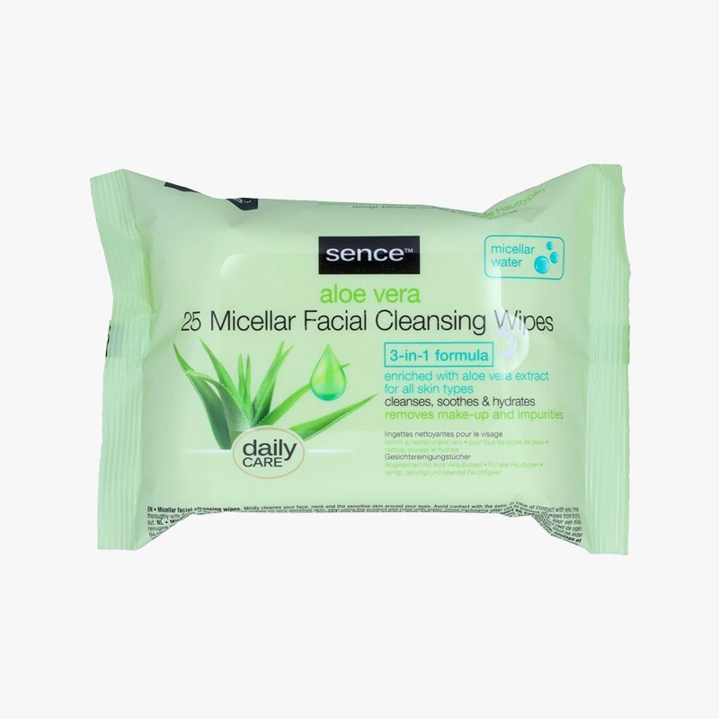 Aloe Vera Facial Cleansing Wipes 20 st - HemSyd