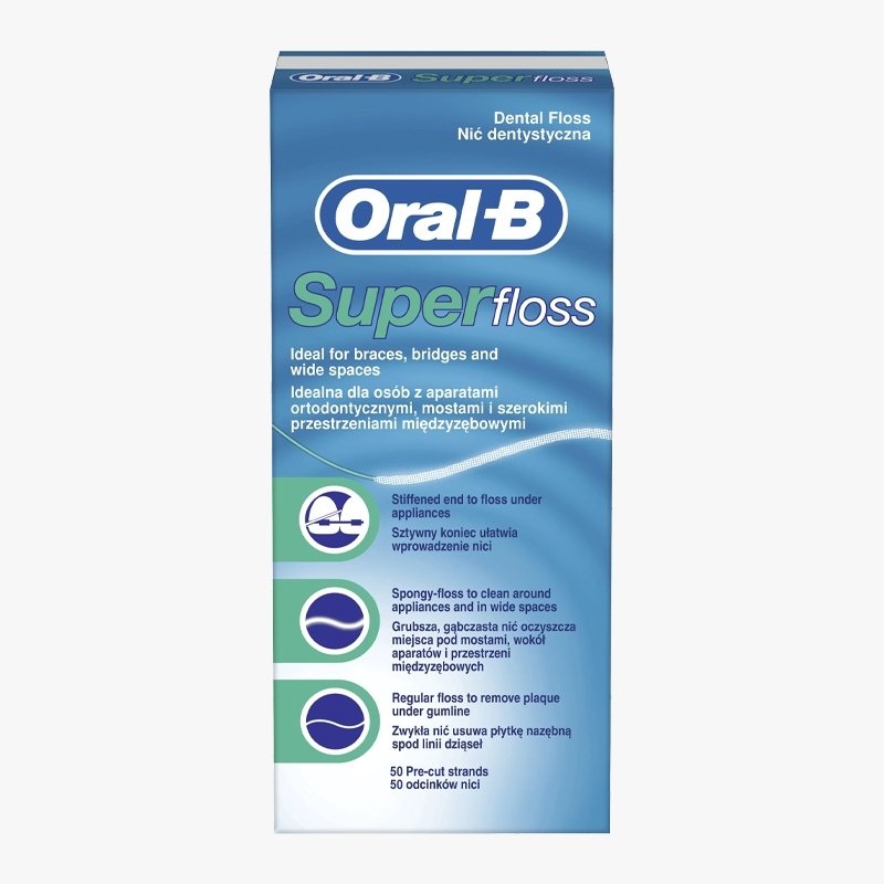 Oral-B Super Floss Tandtråd 50 trådar - HemSyd