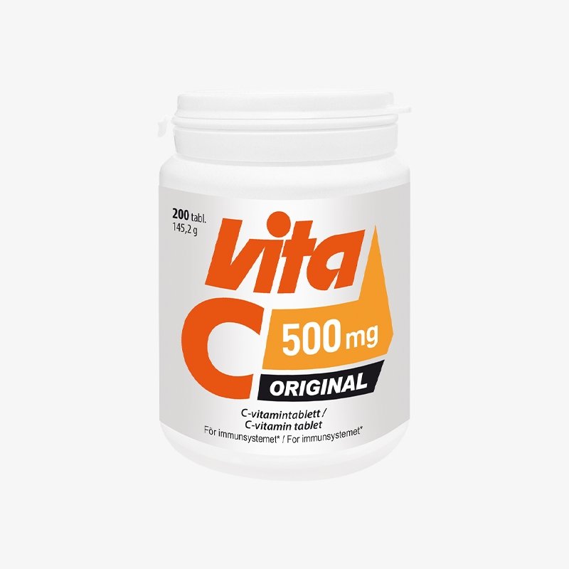 Vita-C Original 500 mg 200 tabletter - HemSyd