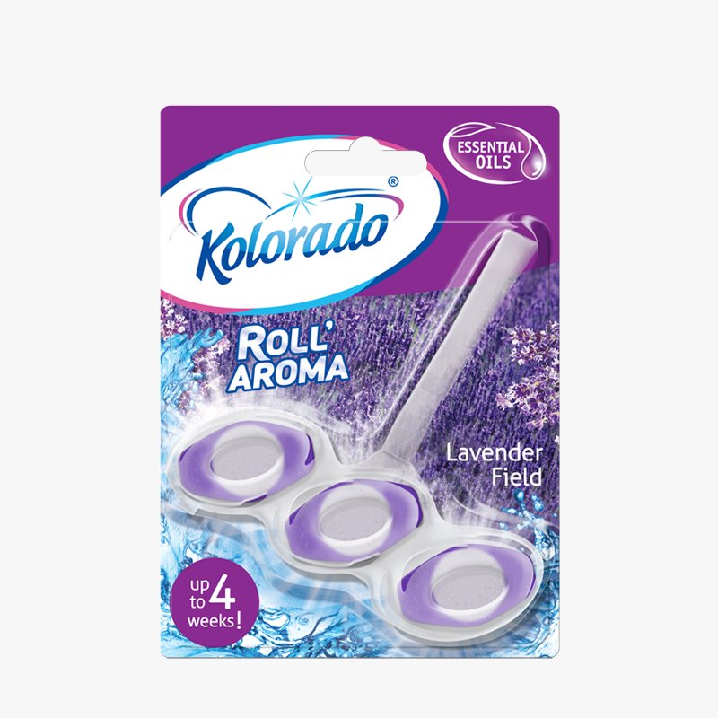 Kolorado Roll Aroma toilet block Lavender Field 50 g - HemSyd